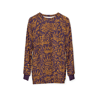 4 The Culture Sweatshirt – Royal Crown Graffiti | FirstGen Designs