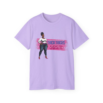 Bold Statement Loc Unisex Tee: Pretty, Retro Vibes, Perfect for Parties, Gift for Friends, Casual Wear, Everyday Style