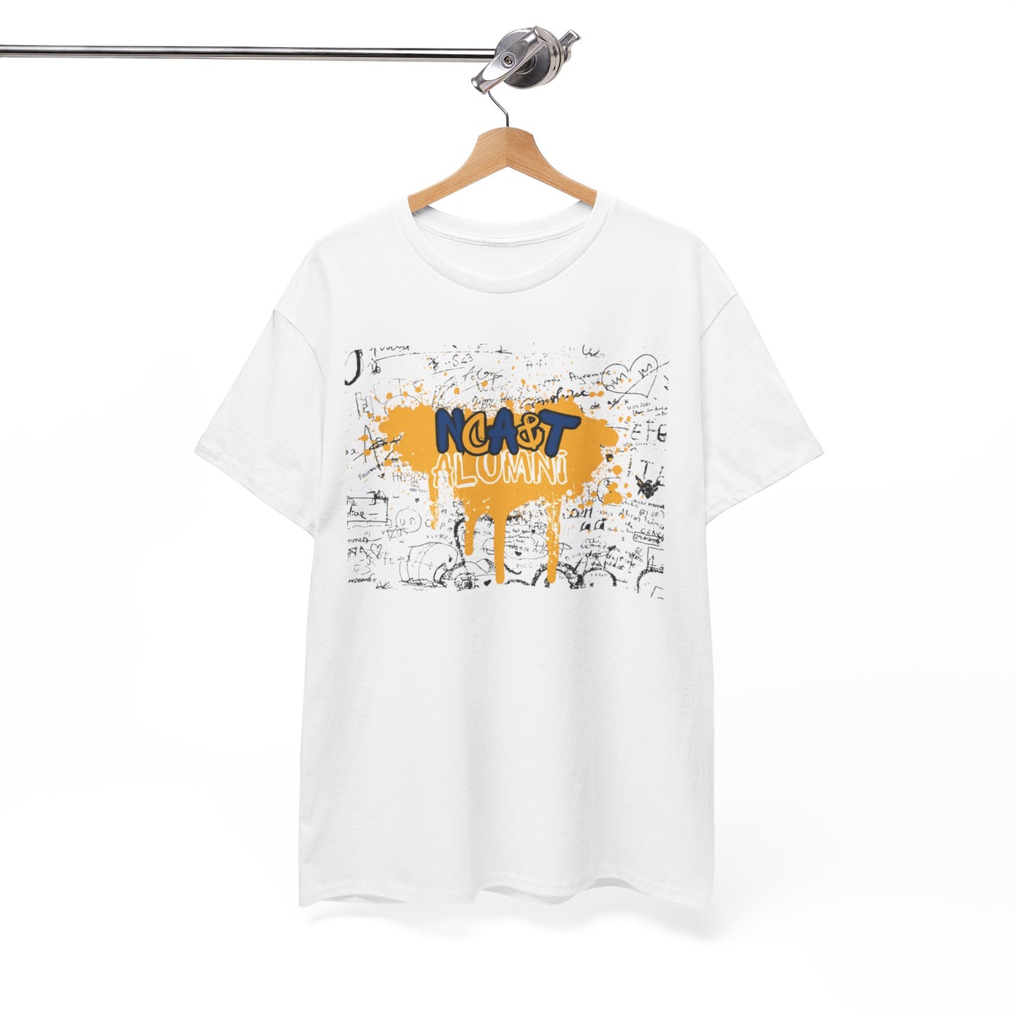 Unisex Heavy Cotton Tee with 'NC A and T ALUMNI' Design, Perfect for Alumni Gatherings, School Spirit, Casual Wear, Gift for Grads, Vintage [...]