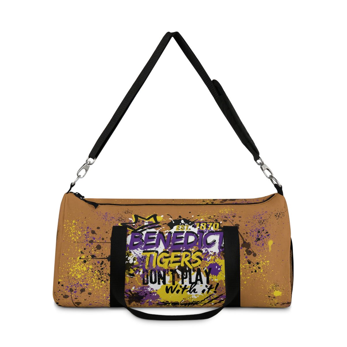 Rep Your HBCU Duffel Bag – Benedict Graffiti Art Travel Bag | FirstGen Designs
