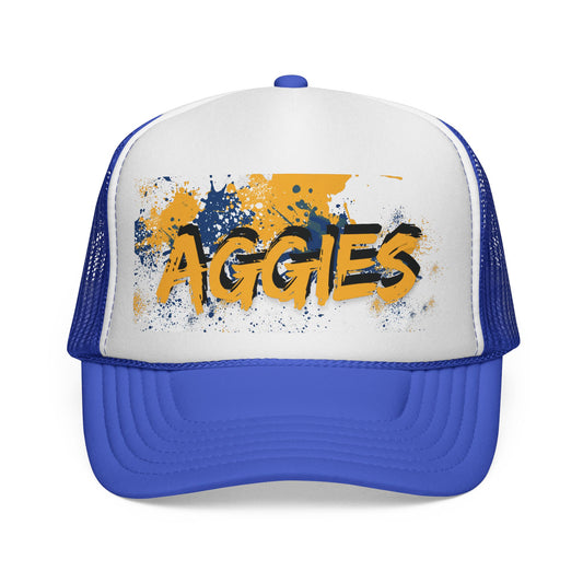 Aggie Trucker Cap | Cool Adjustable Hat for Family Gatherings, Outdoor Events, Festivals, Gift for Friends & Family