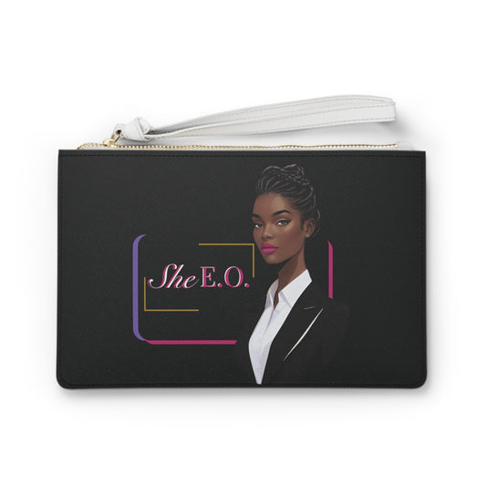 She E O Plaid Clutch Bag, Women's Fashion, Evening Purse, Small Handbag, Statement Accessory, Gift for Her