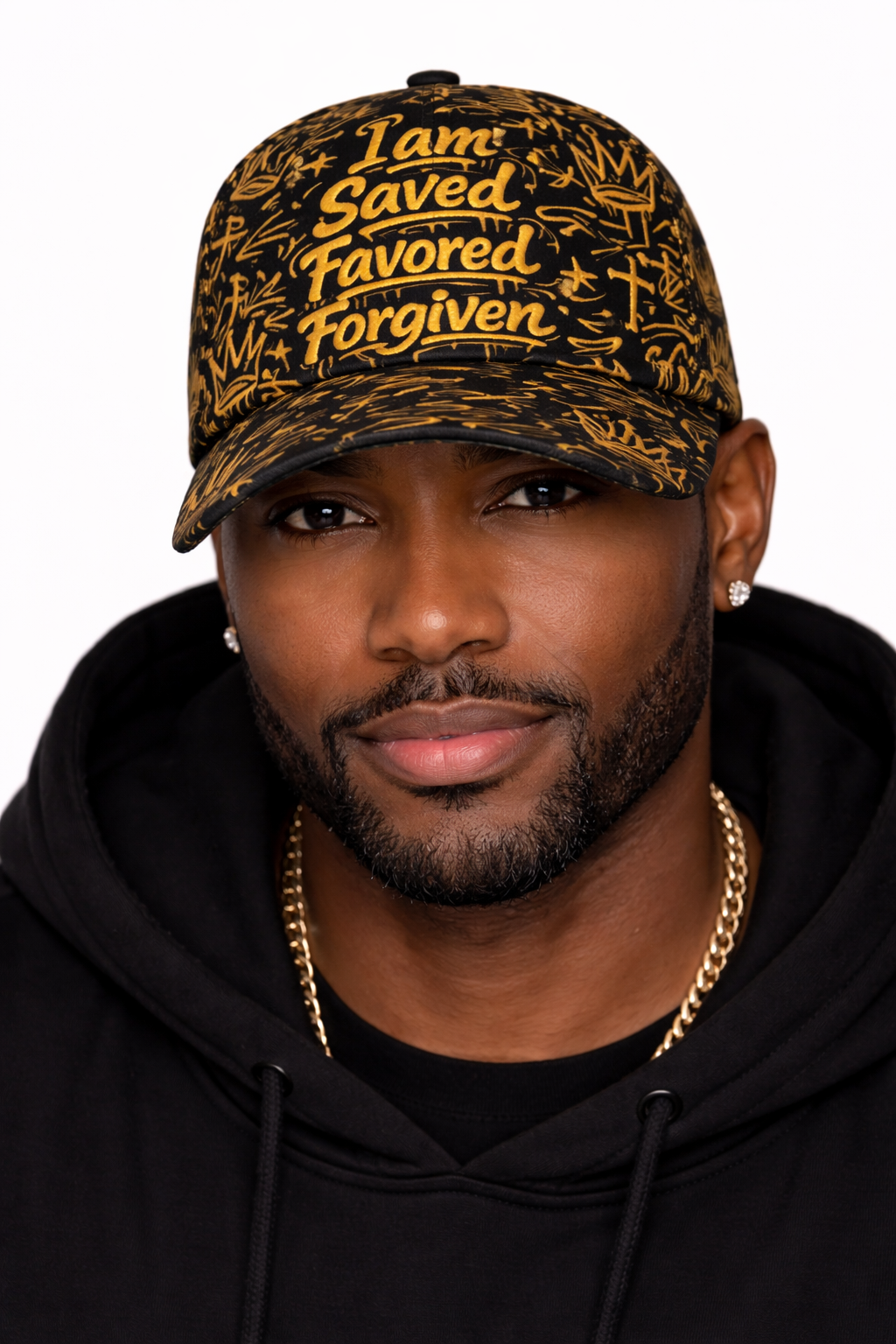 90s Graffiti All-Over Print Baseball Cap: Express Your Faith with Street Art Style